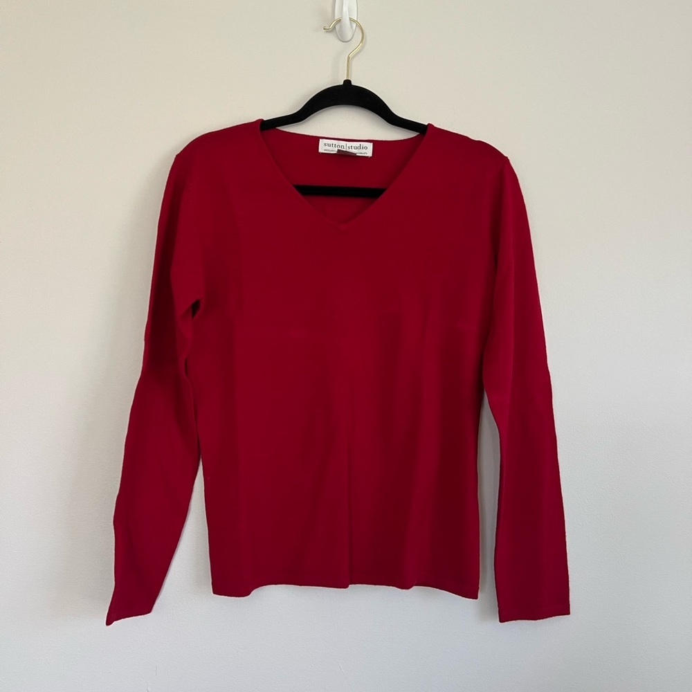 Merino Wool Sutton Studio Sweater